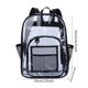 thumbnail image 5 of Mochila De PVC transparente para hombres y mujeres, bolsas de libros casuales impermeables, de gran capacidad, Simple, portátil, transparente, sólido, 5 of 5