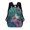 Color, variant on Tropical Flowers Butterfly Rain Vibrant Art Travel Backpack 17 Inch Laptop Bag Student Backpack