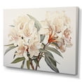 thumbnail image 2 of Designart "Beige Blossom Tranquility I" Rhododendron Wall Art Living Room, 2 of 7