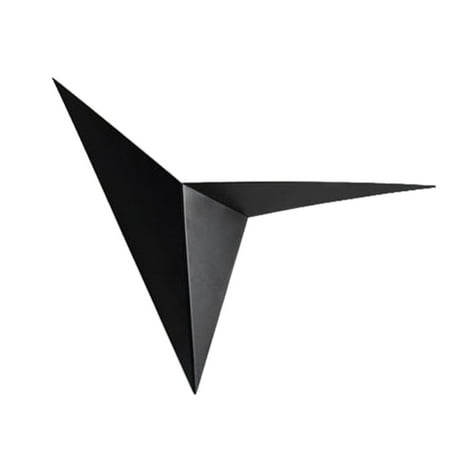 

Modern Minimalist Black Triple-cornered Shape LED Wall Lamp Nordic Style Indoor Wall Lamp Living Room Lamp 3W 85-265V Simple Lighting Warm White Light