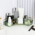 thumbnail image 1 of 360 Rotating Cosmetics Storage Rack Corner Toilet Storage Box Light Luxury Bedroom Jewelry Cosmetics Decoration Storage Rack Green, 1 of 2