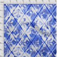 thumbnail image 4 of oneOone Polyester Spandex Royal Blue Fabric Geometrical Water Color Sewing Craft Projects Fabric Prints By Yard 56 Inch Wide, 4 of 4