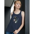 thumbnail image 2 of Crystalline Serpent I Racerback Tank Women -Grace Popp Designs, Female x-Large, 2 of 4