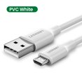 thumbnail image 1 of Micro USB Cable 3A Fast Charging USB Charger Cable Mobile Phone Charging Cable for Xiamo Huawei HTC Android USB Wire PVC White_7 1m, 1 of 7