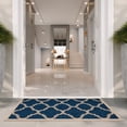 thumbnail image 5 of Safavieh Courtyard Becky Geometric Indoor/Outdoor Area Rug, Navy/Beige, 4' x 5'7", 5 of 16