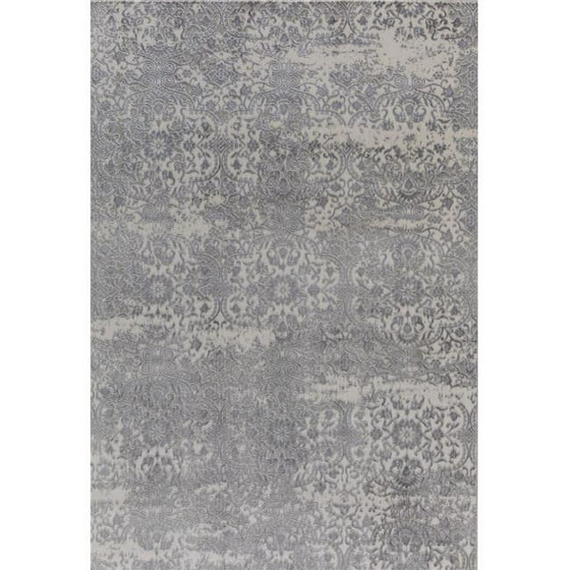 Dynamic Rugs TI693313109 5 ft. 3 in. x 7 ft. 7 in. Torino 3313 Rectangle Contemporary Area Rug - 109 Light Grey
