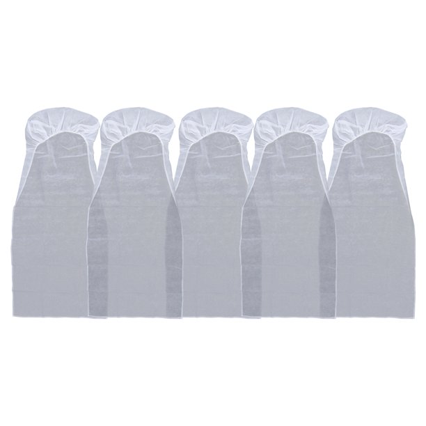 Fundas de asiento de coche prácticas de 5 piezas Fundas de cojín de asiento blanco de avión desechables