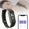 Fitness Bracelet by Indigi - Bluetooth Sync Activity Tracker + Heart Rate + Blood Pressure + Pedometer (iOS or Android)