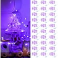 thumbnail image 1 of SIABC-30 Pack Purple Fairy Lights Battery Operated,7Ft 20LED Mini String Light, Waterproof Twinkle Light Silver Copper Wire Lights for Wedding Party Bedroom Christmas Table Decoration, 1 of 4