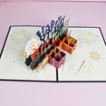 thumbnail image 4 of Tarjeta de feliz cumpleaños, tarjetas de felicitación emergentes con sobres, regalo de tarjeta 3D hecho a mano para fiesta de cumpleaños, celebración de feliz cumpleaños brillar Hogar, 4 of 5