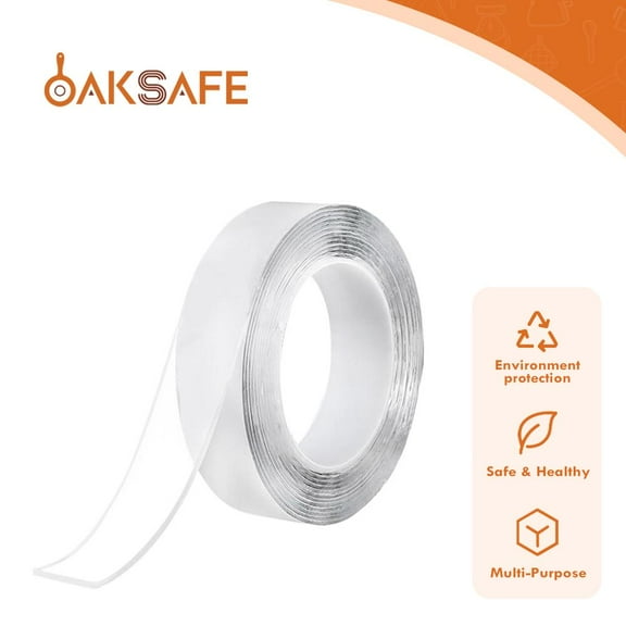 QHUDLV Nano Double-Sided Tape Grip Removable Adhesive Nano 1M D9Y1 Tape -str Tape Bathroom Sticker
