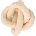 thumbnail image 3 of Chain Link Decor, Safe 3 Link Wood Link Ornament for Living Room (Original Wood Color), 3 of 8