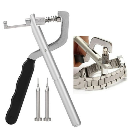 Anauto Watch Band Strap Spring Bar Link Pin Remover Chain Adjuster Pliers Repair Tool With 2 Pins, Watchband Remover Pliers, Watch Spring Bar