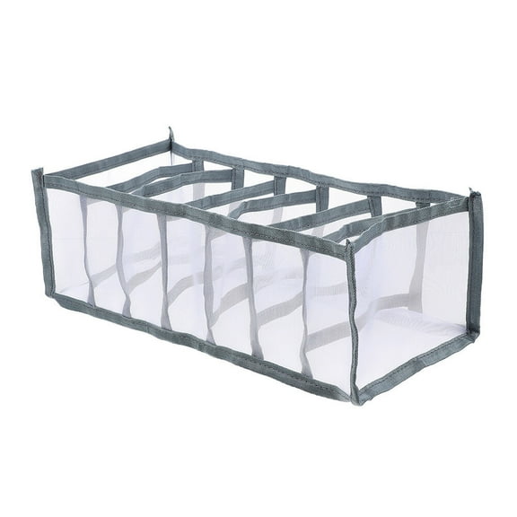 Jeans Drawer Organizer 7-grid Mesh Clothes Storage Organizer for Wardrobe