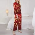 thumbnail image 3 of Sikiie Happy New Year2 Pajamas for Women Set, Womens Pajama Sets, Lounge Sets for Women, 2pjs for Women-Small, 3 of 7