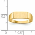 thumbnail image 5 of 14K Yellow Gold Signet Ring Size 8, 5 of 6