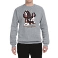 thumbnail image 2 of If It's Not an English Springer Spaniel It's Just a Dog Gift | Mens Dog Lover Crewneck Graphic Sweatshirt, Heather Grey, 2XL, 2 of 3