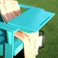 thumbnail image 5 of Alston Mahogany Outdoor Adirondack Chair, Free Tray Table, Turquoise, 5 of 14