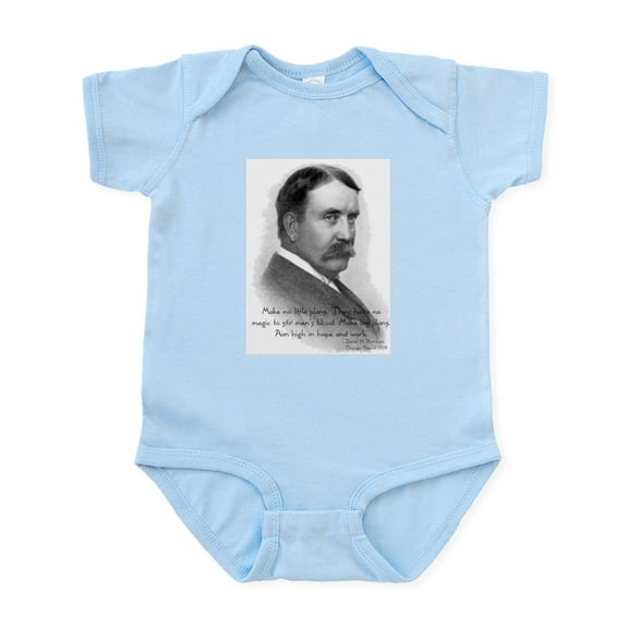 CafePress - Daniel Burnham Chicago Architect Infant Bodysuit - Baby Light Bodysuit, Size Newborn - 24 Months