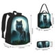 thumbnail image 2 of Balery Wolf Mochila Escolar 3 en 1 para Niños - Mochila Resistente con Lonchera Térmica y Estuche - Mochila Escolar para Niños y Niñas, 2 of 7
