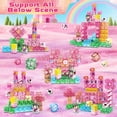 thumbnail image 3 of Bloques Magnéticos Magneverse 100 PCS Castillo de Princesa Rosa, 3 of 6