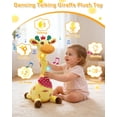 thumbnail image 2 of NCQ Dancing Talking Giraffe Toy, Stuffed Animal Repeats What You Say, Electronic Musical Plush with Glowing Light, Interactive Baby Toys Gifts for Toddlers Kids Boys Girls 1 2 3 Years Old, 2 of 7