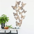 thumbnail image 1 of Room Decor Wall Stickers For Room 12PC 3D Hollow Butterfly Wall Décor 3 Sizes Butterfly Decor Hollow Carving Butterfly Exquisite Design, Party Cake Decorations, 1 of 7