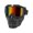 Imitation red film, variant on PC Lens Full Face Mask with Lower Guard for Motorcycle and Yard Debris Use