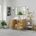 thumbnail image 4 of Bellavia 48" Wood Vanity in Weathered Fir Engineered Stone Top with Mirror, 4 of 13