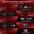 thumbnail image 4 of Auriculares para juegos, auriculares estéreo con micrófono, auriculares con cable para PC con micrófono con cancelación de ruido, auriculares para juegos sobre la oreja para PC/MAC/PS4/PS5/Nintendo S Namotu CZDZ-ZC135, 4 of 7