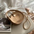 thumbnail image 7 of Womens Straw Beach Bag Woven Crossbody Shoulder Bags Top Handle Satchel Handbag Purse for Summer, 7 of 7