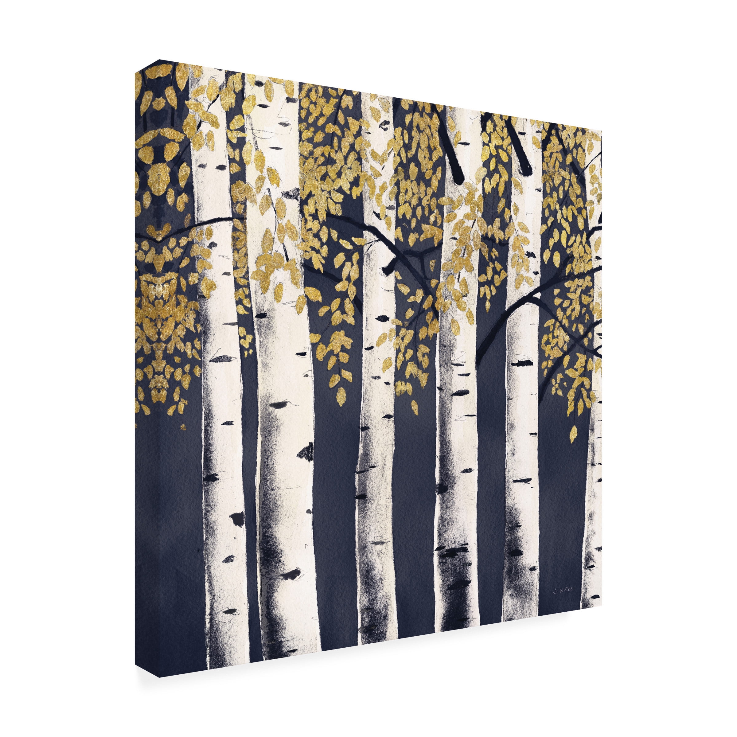 James Wiens 'Fresh Forest Indigo II' Canvas Art