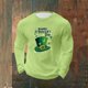 thumbnail image 5 of Amzcrzy - Sudadera Para Hombre, Estilo Informal, Holgada, Elástica, Para Fitness, Para El Hogar, Con Estampado Del Día De San Patricio, Manga Larga Y Cuello Redondo, Color Verde, Xl, 5 of 5