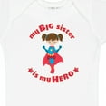 thumbnail image 4 of Inktastic My Big Sister is My Hero Boys or Girls Baby Bodysuit, 4 of 5