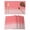 Pink, variant on Purple Ombre Placemats Set of 6 Gradient Gradual Color Place Mats Table Mats Kitchen Dining Home Outdoor Party Table Decoration