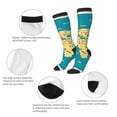 thumbnail image 6 of Balery World Map With Landmarks Fun Novelty Socks Men'S Women'S Crew Socks Funny Crazy Novelty Socks Quirky And Cool Socks, 6 of 9