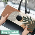 thumbnail image 5 of Kitchen Sink Splash Guard Faucet Mat 24" X 5.5" Boho Absorbent Fast Drying Mat Faucet Draining Mat Sink Splash Guard Behind Faucet Drip Catcher for Kitchen Bathroom, 5 of 6