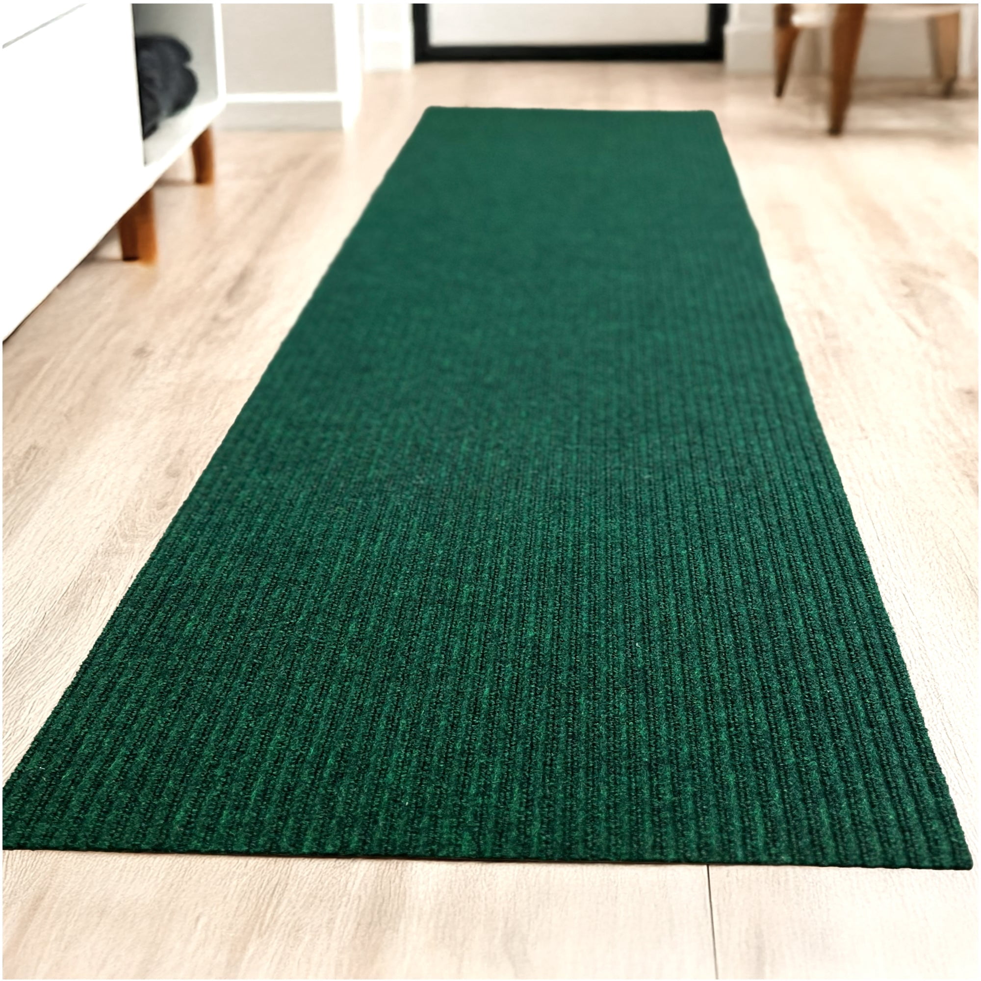 Koeckritz Rugs 5'x5' Emerald Green Heavy Duty Non-Slip Indoor/Outdoor All-Weather Mat For Home
