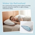 thumbnail image 5 of Foam Pillow - King Size - 1-Pack - Medium Plush Feel - Neck and Shoulder Support - Side, Stomach, and Back Sleepers - Home, Hotel, & Hospital Essentials, 5 of 7