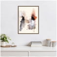 thumbnail image 3 of Kate and Laurel Urban Wanderer 1 Framed Canvas Wall Art  by Xizhou Xie 18 x 24 Sylvie Dark Gold, Modern Contemporary, Abstract Art for Wall Decor, Living Room Bedroom, 3 of 8