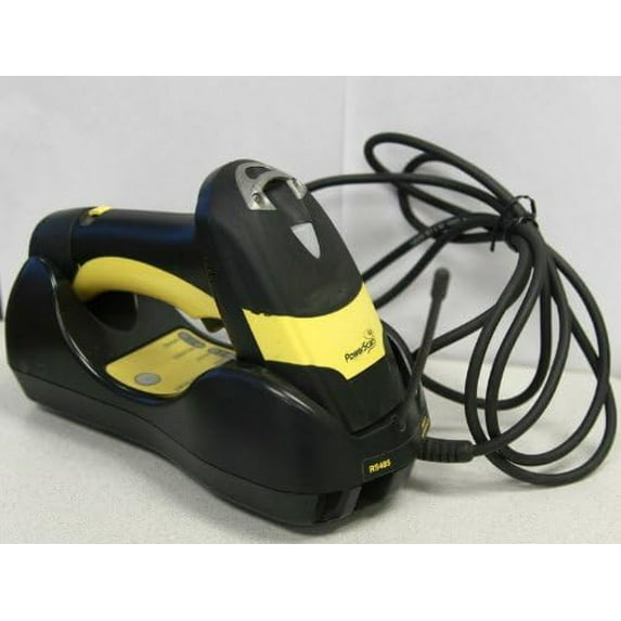 Restored Datalogic PowerScan PM8300 Barcode Scanner with Cradle – Wireless, Rugged Design, Includes Cradle and USB Cable (Refurbished)