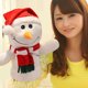 thumbnail image 2 of Bonito títere de dedo de muñeco de nieve navideño. Títere de mano navideño suave. Adecuado para la interacción. Accesorio para juegos de rol PP. Perfecto para el entretenimiento navideño., 2 of 5