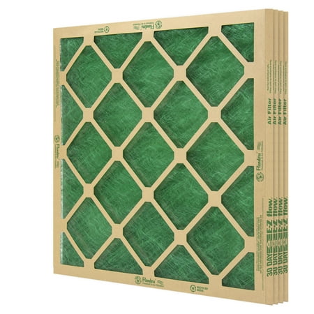 AAF Flanders (4 Filters), 18" x 25" x 1" Nested Glass MERV 1 Air Filter