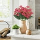 thumbnail image 3 of Piezas de Flores Artificiales, Hortensias, Plantas, Ramo, Adorno para Decoración Del Hogar, Habitación de Hotel, Escritorio, Jarrón, Decoración para Fiesta de Boda, 3 of 5