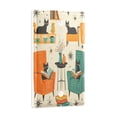 thumbnail image 2 of Yayeee Blank Wall Plate Cover 1-Gang 4.5"x2.7" Home Unused Decorative Outlet, Black Cats Reading, 2 of 7