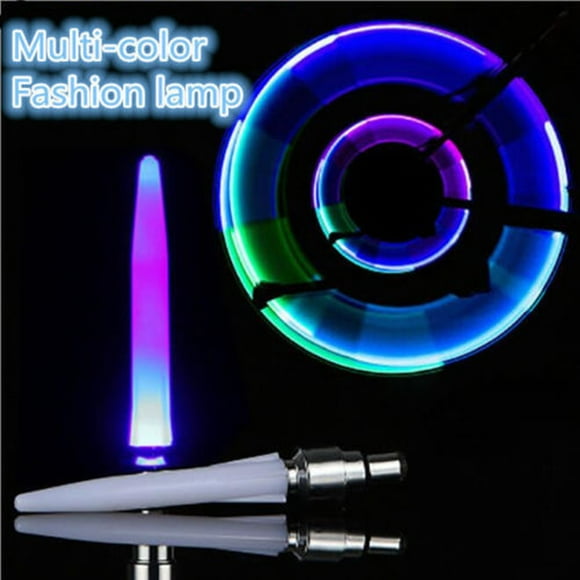 Canada Day Kcavykas Back to School Season,2Pcs Motion Activated Bike Car Motorcycle Tire Caps Wheel Light Color
