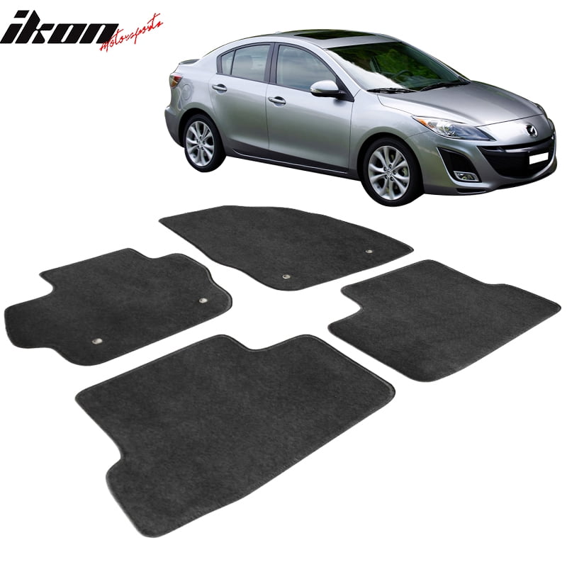 Compatible with 1013 Mazda 3 OE Factory Style Nylon Carpet Car Floor