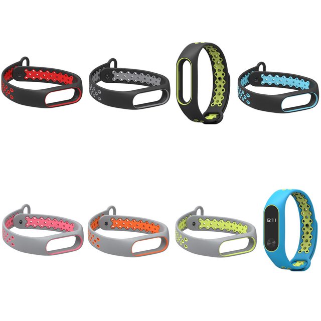 Reemplazo para Xiaomi MiBand2 TPU Pulsera Doble colores Reloj deportivo Pulsera Correa de muñeca Inevent PJ6876-01