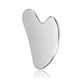 thumbnail image 4 of Soidarity Masajeador facial Cara Cuello Forma de corazón Arrugas Aliviar la tabla de raspado Cuidado inoxidable Metal Gua Sha Tools SPA Beauty Set Tratamientos faciales Soidarity CE014735-01, 4 of 6