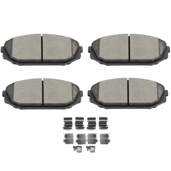 Ceramic Brake Pads SCITOO Front Brake Pads with Clip fit for 2001-2002 for Acura MDX 1999-2004 for Honda Odyssey